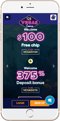 100% Secure Gaming at the Mobile Version of 123Vegas Casino