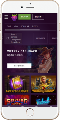 Malina Casino on Mobile