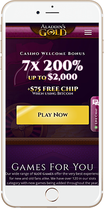 Aladdin’s Gold Casino on Mobile