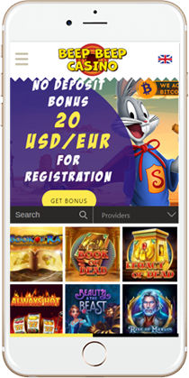 Beep Beep Casino on Mobile