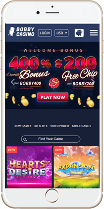 Brilliant Gaming at the Bobby Mobile Casino