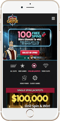 Brilliant Gaming at the Casino Castle Mobile Casino