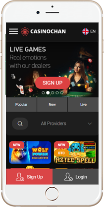 Casino Chan on Mobile