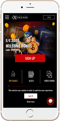 Casino Extreme on Mobile
