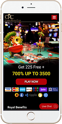 Brilliant Gaming at Casino Royal Club Mobile Casino