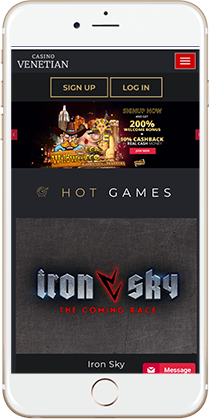 Casino Venetian on Mobile
