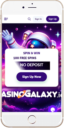 Gaming at CasinoGalaxy Mobile Casino