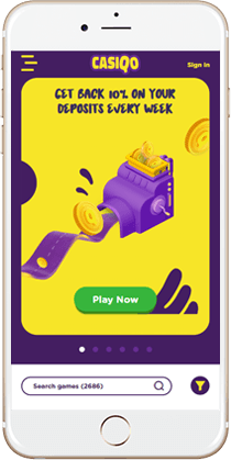 Brilliant Gaming at the CasiQo Mobile Casino