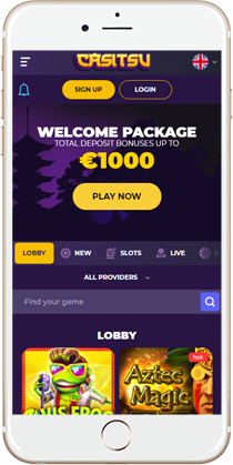Casitsu Casino on Mobile