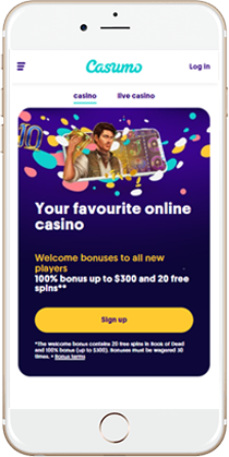Casumo Casino on Mobile
