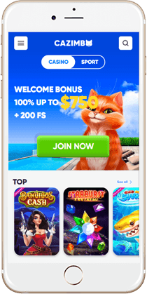 Brilliant Gaming at Cazimbo Mobile Casino