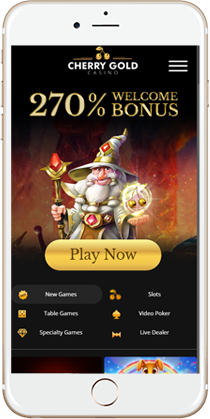 Cherry Gold Casino on Mobile