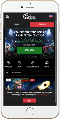 Brilliant Gaming at the Cobra Mobile Casino