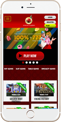 Cocoa Casino on Mobile