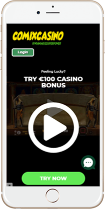Comix Casino on Mobile