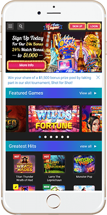 Gaming at the EddyVegas Mobile Casino