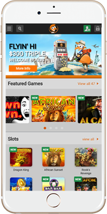 Brilliant Gaming at the Emu Mobile Casino