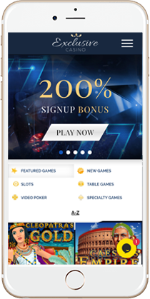 Exclusive Casino on Mobile