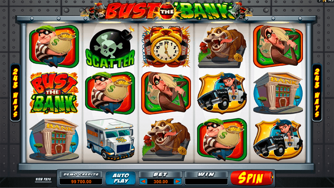 Bust the Bank Game Play