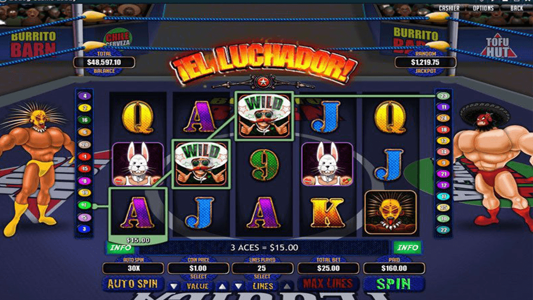 El Luchador Game Play