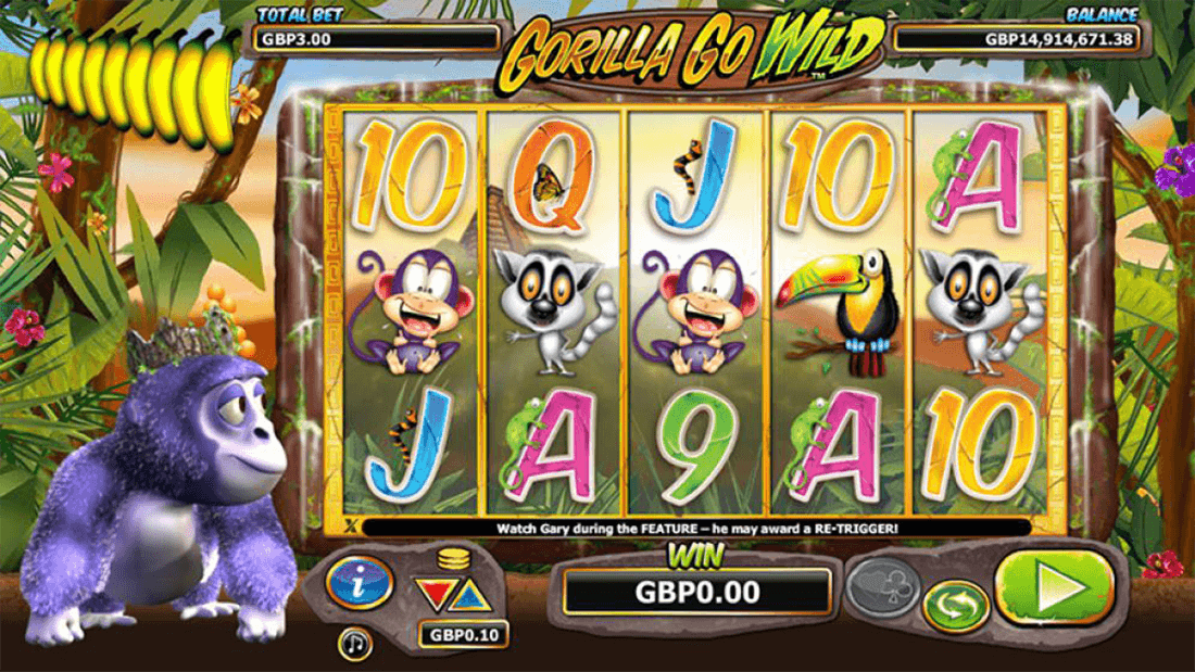 Gorilla Go Wild Game Play