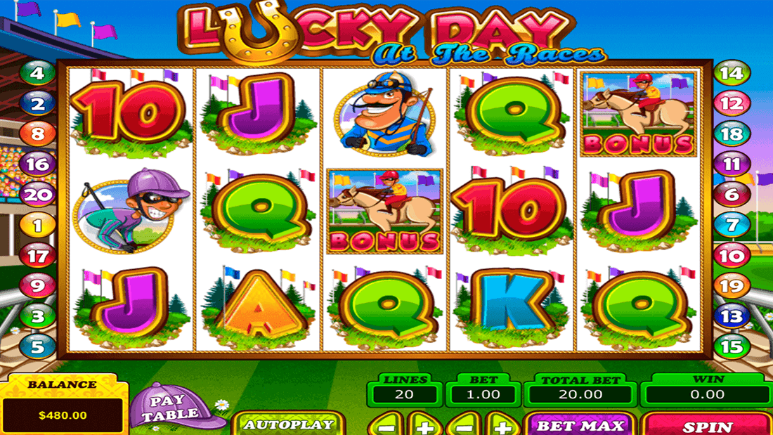 Lucky Day at the Races Game Play