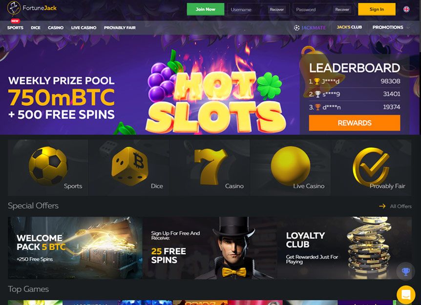 Fortune Jack Casino Bonuses