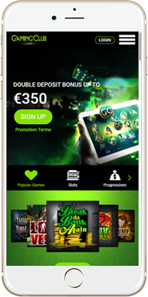 Brilliant Gaming at the Gaming Club Mobile Casino