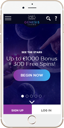 Genesis Casino on Mobile