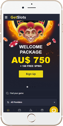 GetSlots Casino on Mobile
