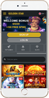 Brilliant Gaming at the Golden Star Mobile Casino