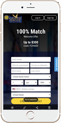 Grand Eagle Casino on Mobile