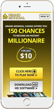 Grand Mondial Casino on Mobile