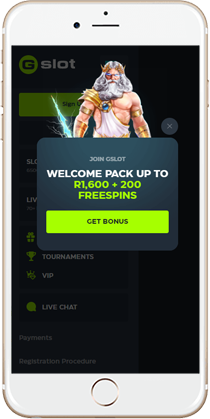 Gslot Casino on Mobile