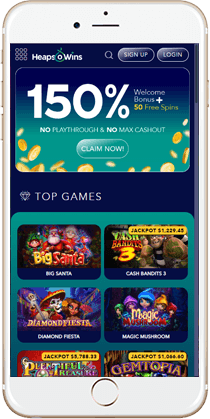 Brilliant Gaming at the Heaps O Wins Mobile Casino