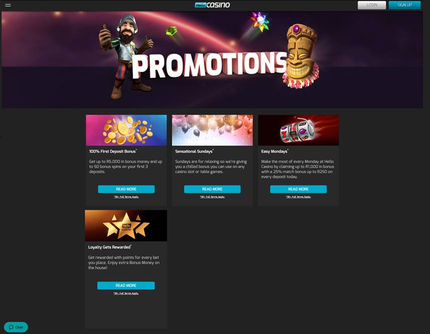 Hello Casino Bonuses