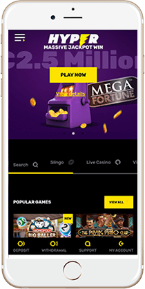 Brilliant Gaming at the Hyper Mobile Casino