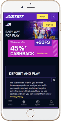 Brilliant Gaming at the JustBit Mobile Casino