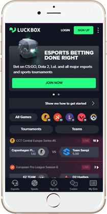 Gaming at the Luckbox Mobile Casino