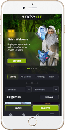 Brilliant Gaming at the Lucky Elf Mobile Casino