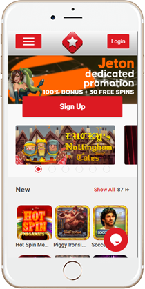 Lucky Star Casino on Mobile
