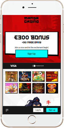 Brilliant Gaming at the Manga Mobile Casino