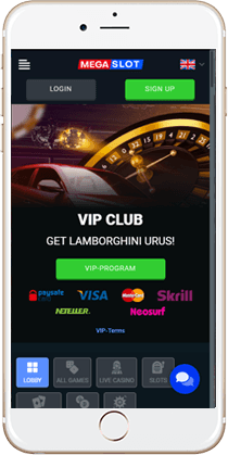 Gaming at the Megaslot Mobile Casino