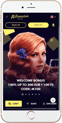 100% Secure Gaming at the Mobile Version of Millionaria Casino
