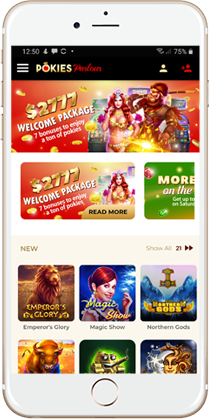 Pokies Parlour Casino on Mobile