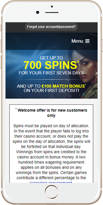 Quatro Casino on Mobile