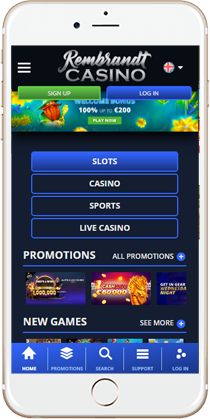 Rembrandt Casino on Mobile
