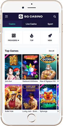 Brilliant Gaming at the SG Mobile Casino