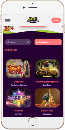 100% Secure Gaming at the Mobile Version of SlotParadise Casino