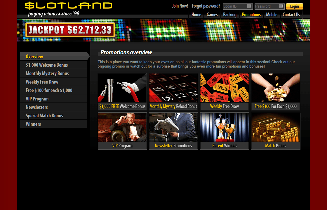 Slotland 2019 No Deposit Bonus Codes Slotland 2019 No Deposit Bonus Codes